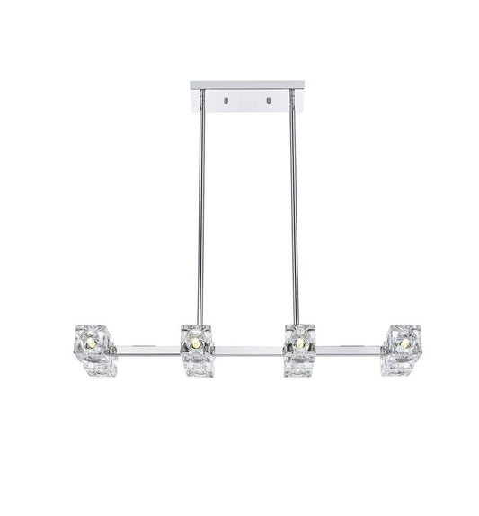 Elegant Furniture & Lighting - Lyra 30 inch Pendant Light in Chrome - LD920D30C veiw 1