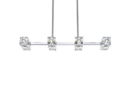 Elegant Furniture & Lighting - Lyra 30 inch Pendant Light in Chrome - LD920D30C veiw 3