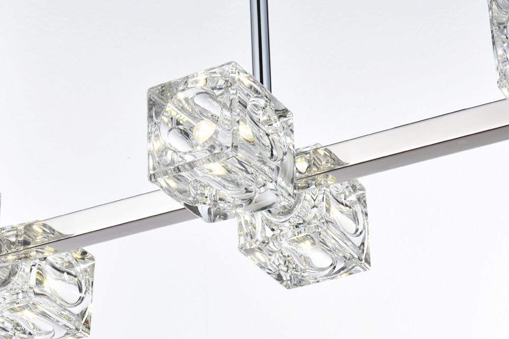 Elegant Furniture & Lighting - Lyra 30 inch Pendant Light in Chrome - LD920D30C veiw 5