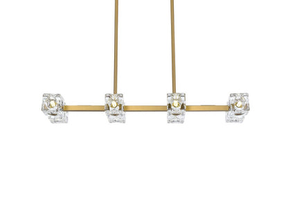 Elegant Furniture & Lighting - Lyra 30 inch Pendant Light in Satin Gold - LD920D30SG veiw 3