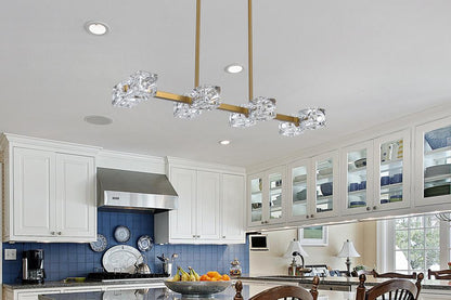 Elegant Furniture & Lighting - Lyra 30 inch Pendant Light in Satin Gold - LD920D30SG veiw 8