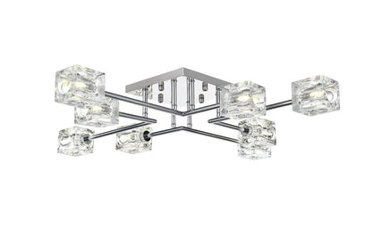 Elegant Furniture & Lighting - Lyra 32 inch Flush Mount in Chrome - LD920F32C veiw 1