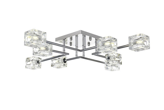 Elegant Furniture & Lighting - Lyra 32 inch Flush Mount in Chrome - LD920F32C veiw 1