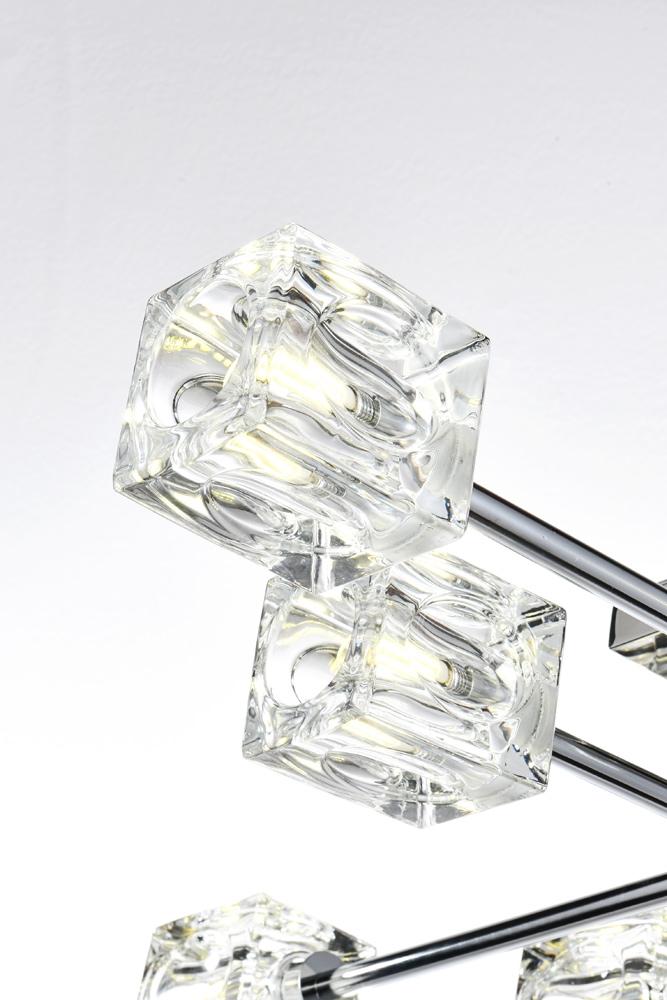 Elegant Furniture & Lighting - Lyra 32 inch Flush Mount in Chrome - LD920F32C veiw 5