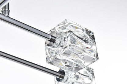 Elegant Furniture & Lighting - Lyra 32 inch Flush Mount in Chrome - LD920F32C veiw 6