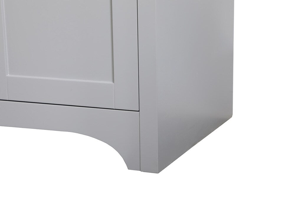 Elegant Furniture & Lighting - Moore 30 inch Single Bathroom Vanity in Grey with Backsplash - VF17030GR-BS veiw 6