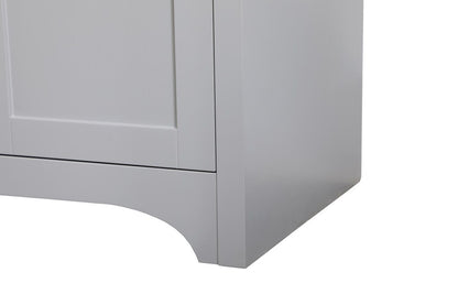 Elegant Furniture & Lighting - Moore 30 inch Single Bathroom Vanity in Grey with Backsplash - VF17030GR-BS veiw 6