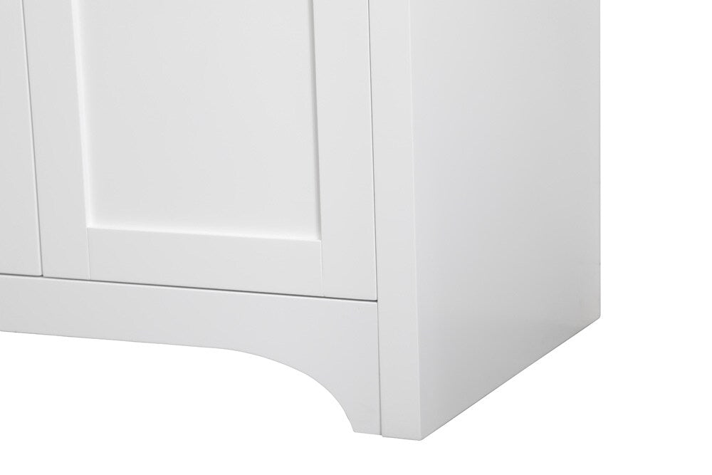 Elegant Furniture & Lighting - Moore 30 inch Single Bathroom Vanity in White with Backsplash - VF17030WH-BS veiw 6