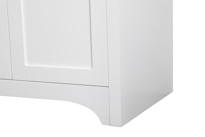 Elegant Furniture & Lighting - Moore 30 inch Single Bathroom Vanity in White with Backsplash - VF17030WH-BS veiw 6