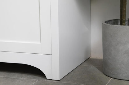 Elegant Furniture & Lighting - Moore 30 inch Single Bathroom Vanity in White with Backsplash - VF17030WH-BS veiw 11