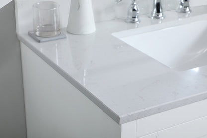 Elegant Furniture & Lighting - Moore 36 inch Single Bathroom Vanity in White with Backsplash - VF17036WH-BS veiw 10