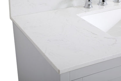 Elegant Furniture & Lighting - Moore 42 inch Single Bathroom Vanity in Grey with Backsplash - VF17042GR-BS veiw 5