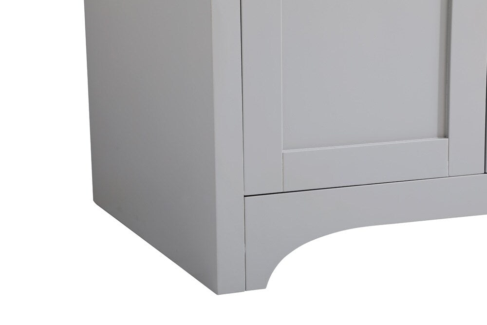Elegant Furniture & Lighting - Moore 42 inch Single Bathroom Vanity in Grey with Backsplash - VF17042GR-BS veiw 6