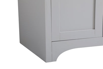 Elegant Furniture & Lighting - Moore 42 inch Single Bathroom Vanity in Grey with Backsplash - VF17042GR-BS veiw 6