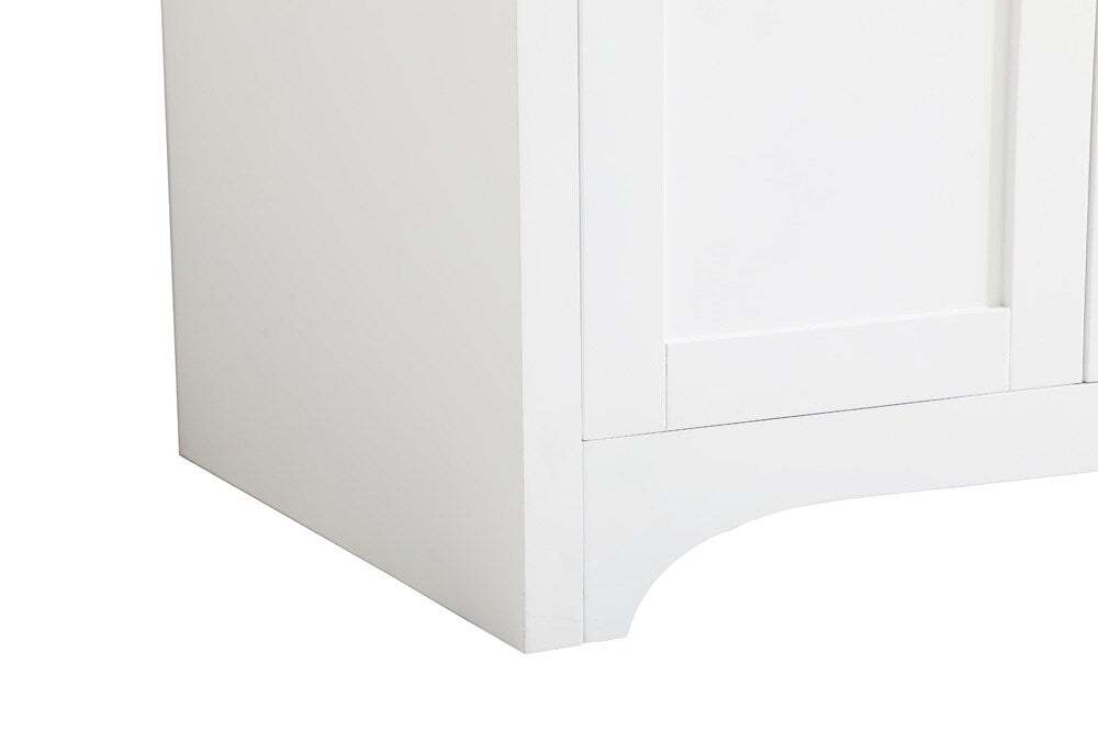 Elegant Furniture & Lighting - Moore 42 inch Single Bathroom Vanity in White with Backsplash - VF17042WH-BS veiw 6