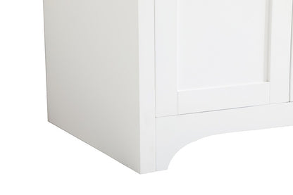 Elegant Furniture & Lighting - Moore 42 inch Single Bathroom Vanity in White with Backsplash - VF17042WH-BS veiw 6
