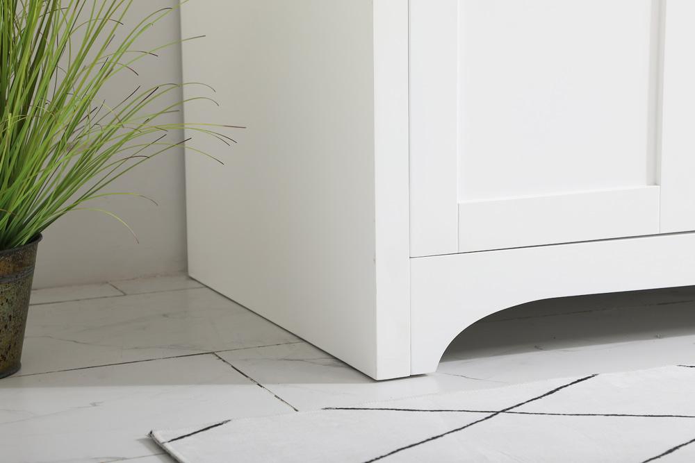 Elegant Furniture & Lighting - Moore 42 inch Single Bathroom Vanity in White with Backsplash - VF17042WH-BS veiw 12