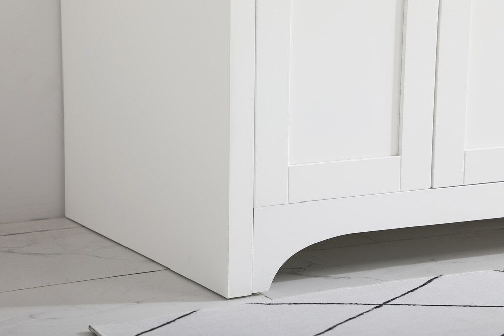 Elegant Furniture & Lighting - Moore 48 inch Single Bathroom Vanity in White with Backsplash - VF17048WH-BS veiw 12