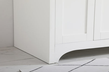 Elegant Furniture & Lighting - Moore 48 inch Single Bathroom Vanity in White with Backsplash - VF17048WH-BS veiw 12