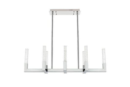 Elegant Furniture & Lighting - Noemi 42 inch Adjustable LED Pendant in Chrome - 1030G42C veiw 1