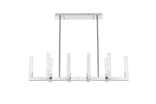 Elegant Furniture & Lighting - Noemi 48 inch Adjustable LED Pendant in Chrome - 1030G48C veiw 1