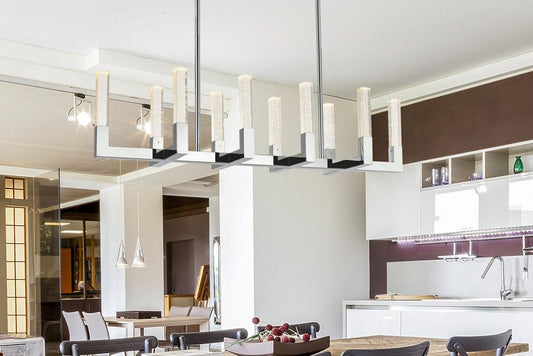 Elegant Furniture & Lighting - Noemi 48 inch Adjustable LED Pendant in Chrome - 1030G48C veiw 2