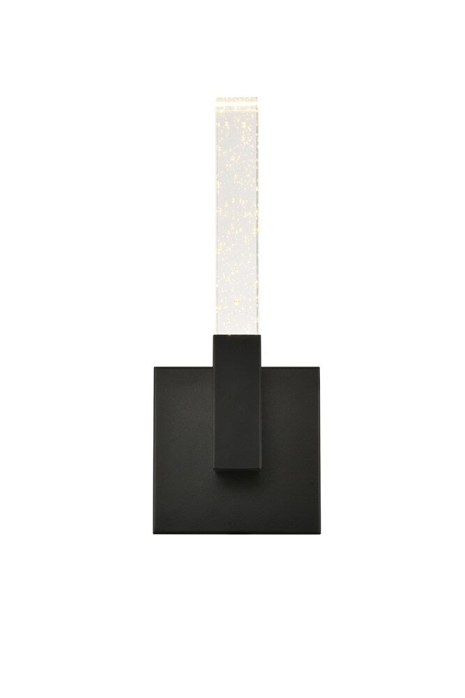 Elegant Furniture & Lighting - Noemi 6 inch Adjustable LED Wall Sconce in Black - 1030W6BK veiw 1