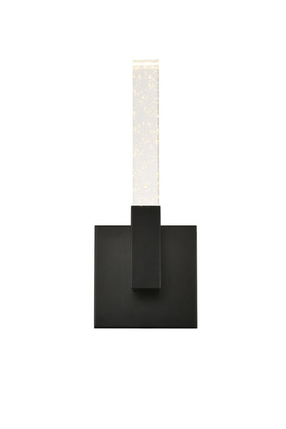 Elegant Furniture & Lighting - Noemi 6 inch Adjustable LED Wall Sconce in Black - 1030W6BK veiw 1