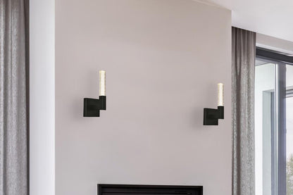 Elegant Furniture & Lighting - Noemi 6 inch Adjustable LED Wall Sconce in Black - 1030W6BK veiw 2