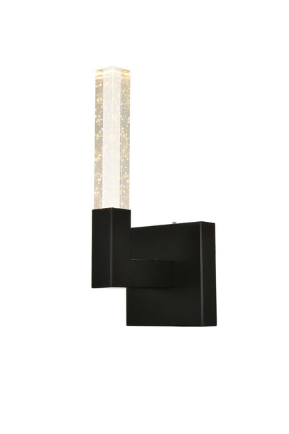 Elegant Furniture & Lighting - Noemi 6 inch Adjustable LED Wall Sconce in Black - 1030W6BK veiw 3