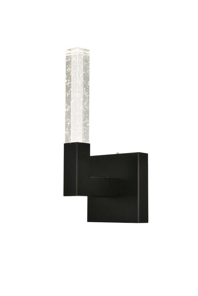 Elegant Furniture & Lighting - Noemi 6 inch Adjustable LED Wall Sconce in Black - 1030W6BK veiw 4