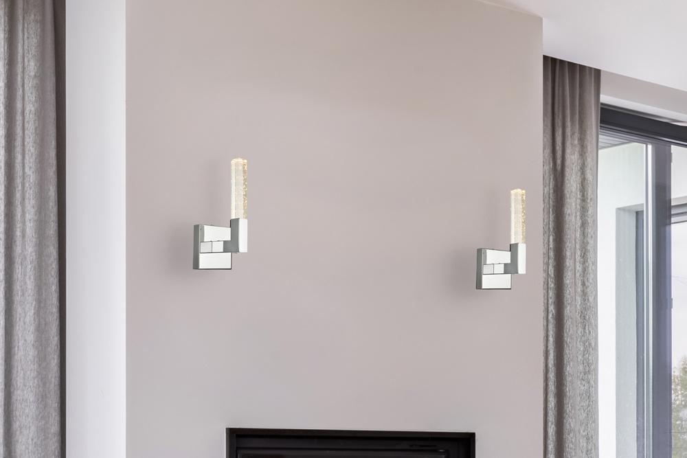 Elegant Furniture & Lighting - Noemi 6 inch Adjustable LED Wall Sconce in Chrome - 1030W6C veiw 2
