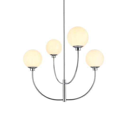 Elegant Furniture & Lighting - Nyomi 30 inch chandelier in Chrome - LD814D30C veiw 1