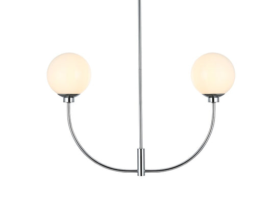 Elegant Furniture & Lighting - Nyomi 30 inch chandelier in Chrome - LD816D30C veiw 1