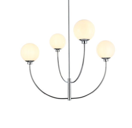 Elegant Furniture & Lighting - Nyomi 36 inch chandelier in Chrome - LD814D36C veiw 1