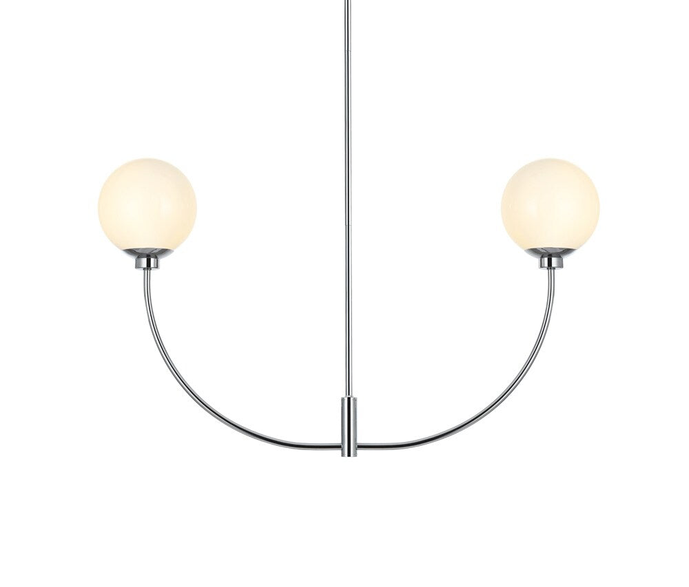 Elegant Furniture & Lighting - Nyomi 36 inch chandelier in Chrome - LD816D36C veiw 1