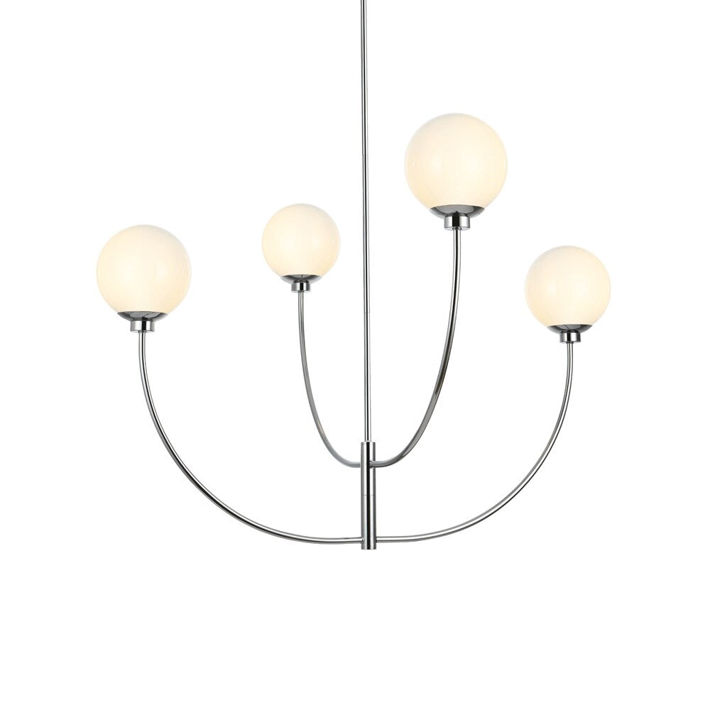 Elegant Furniture & Lighting - Nyomi 42 inch chandelier in Chrome - LD814D42C veiw 1