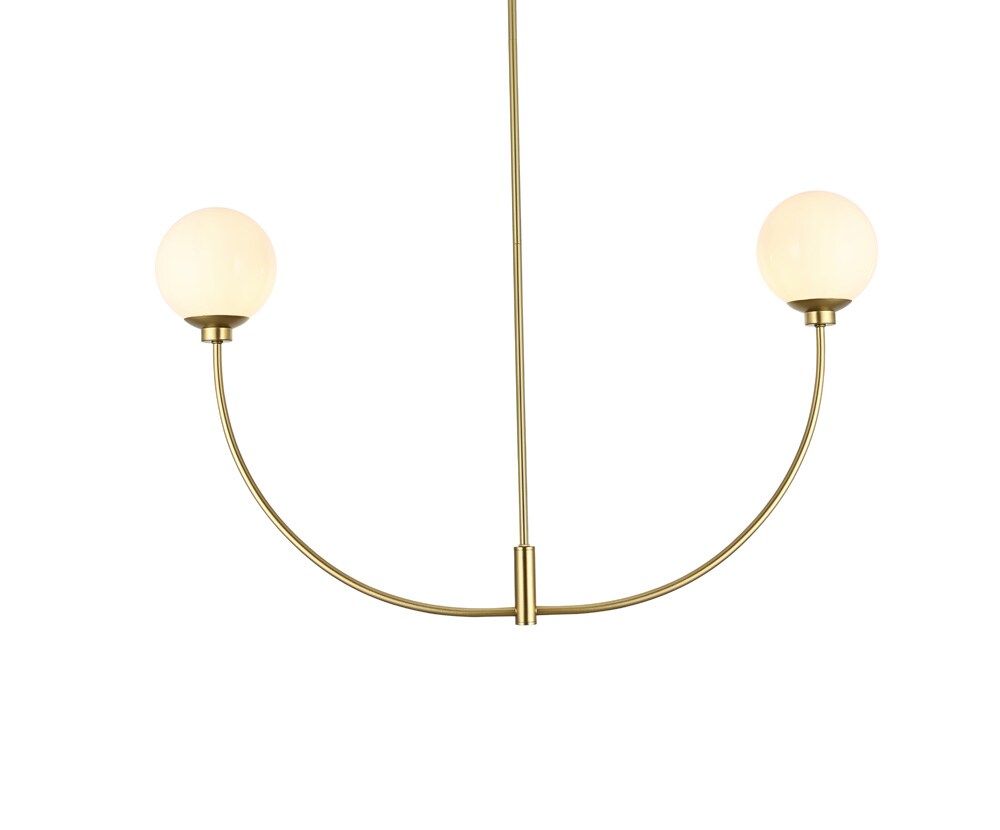 Elegant Furniture & Lighting - Nyomi 42 inch chandelier in Brass - LD816D42BR veiw 1