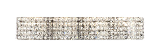 Elegant Furniture & Lighting - Ollie 4 light Chrome and Clear Crystals wall sconce - LD7017C view 1