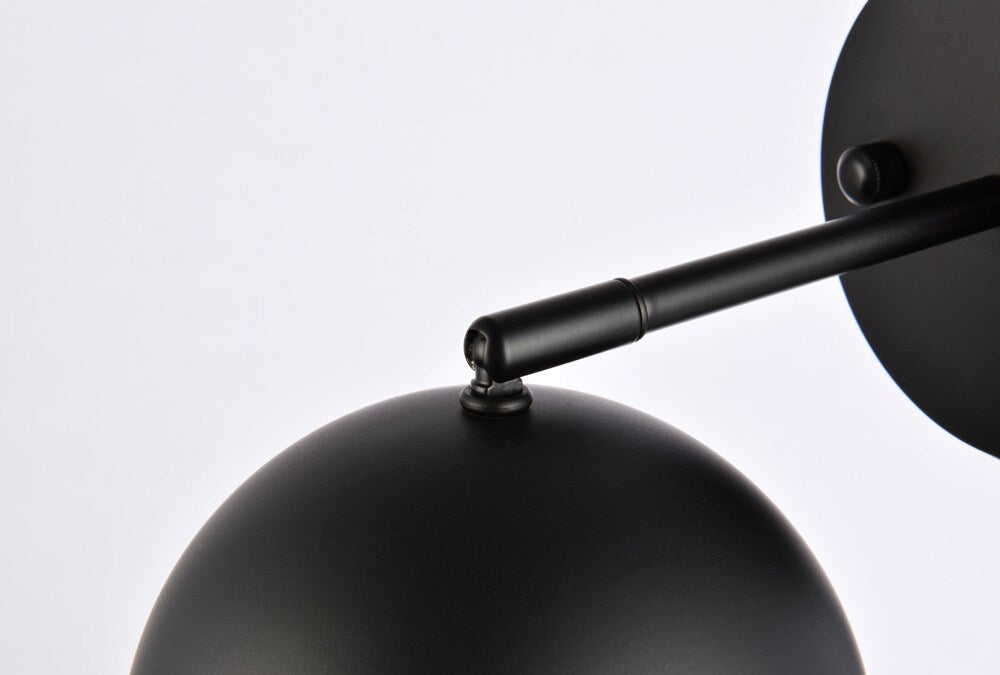 Elegant Furniture & Lighting - Othello 1 light black wall sconce - LD2355BK veiw 5