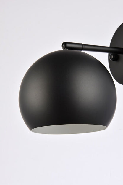 Elegant Furniture & Lighting - Othello 1 light black wall sconce - LD2355BK veiw 6