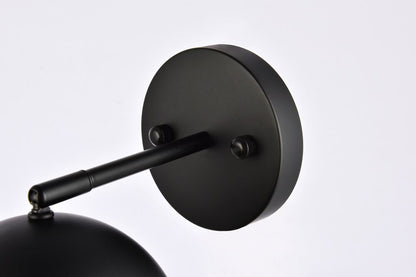 Elegant Furniture & Lighting - Othello 1 light black wall sconce - LD2355BK veiw 7
