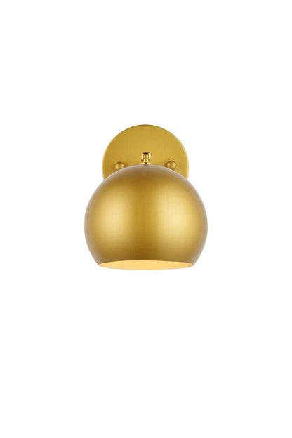 Elegant Furniture & Lighting - Othello 1 light brass wall sconce - LD2355BR veiw 3