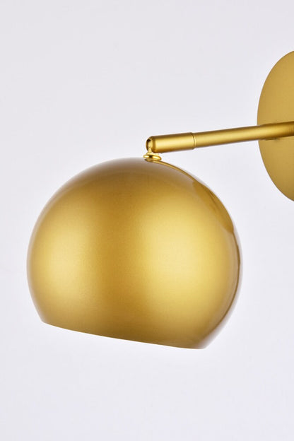 Elegant Furniture & Lighting - Othello 1 light brass wall sconce - LD2355BR veiw 5