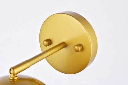 Elegant Furniture & Lighting - Othello 1 light brass wall sconce - LD2355BR veiw 6