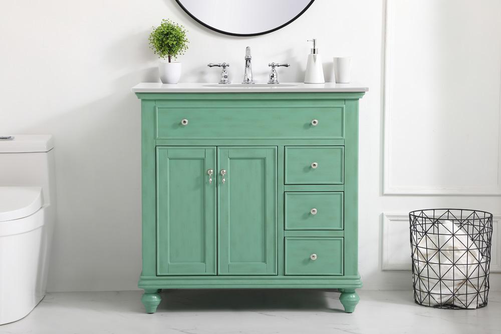 Elegant Furniture & Lighting Otto Bathroom Vanity - Thumbnail 5