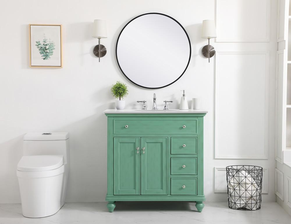 Elegant Furniture & Lighting Otto Bathroom Vanity - Thumbnail 4