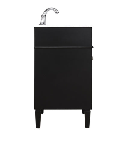 Elegant Furniture & Lighting - Park Avenue 18 inch Single bathroom vanity in Black - VF12518BK veiw 7
