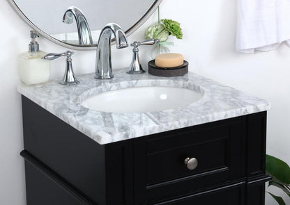 Elegant Furniture & Lighting - Park Avenue 18 inch Single bathroom vanity in Black - VF12518BK veiw 12