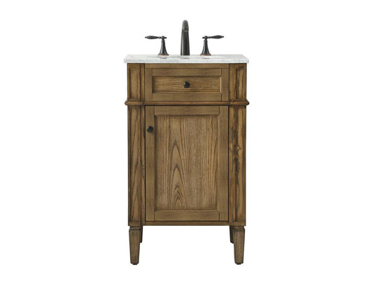 Elegant Furniture & Lighting - Park Avenue 21 inch Single bathroom vanity in driftwood - VF12521DW veiw 1